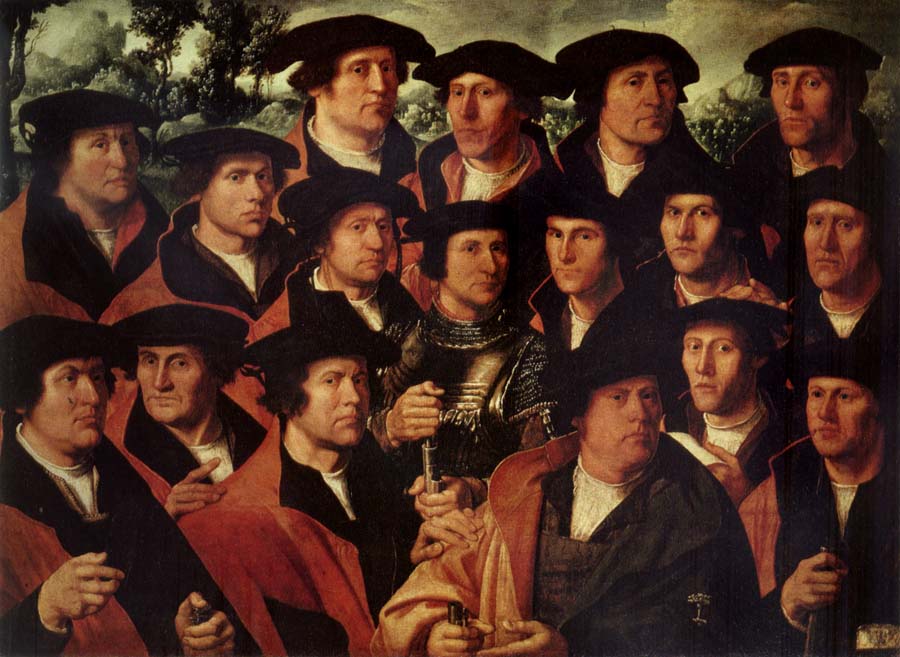 Group portrait of the Shooting Company of Amsterdam